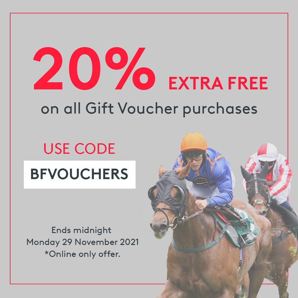 20% extra free on Gift Vouchers Black Friday Deal