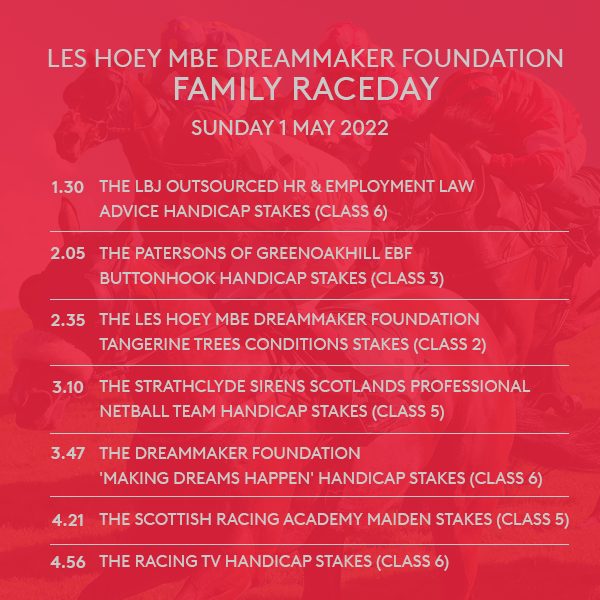 Les Hoey MBE DreamMaker Foundation Family Raceday