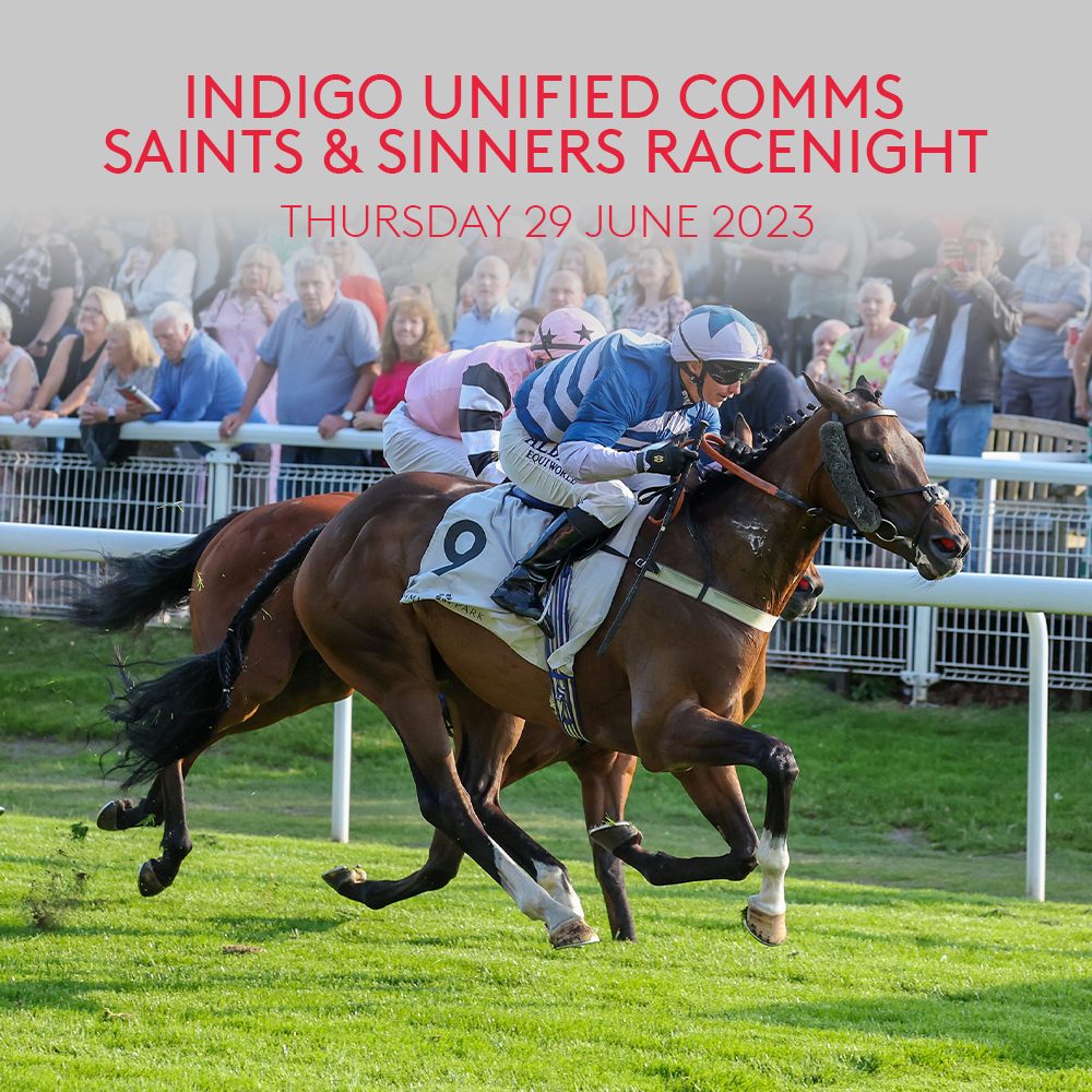 Indigo Unified Comms Saints & Sinners Racenight 2023 upcoming fixture