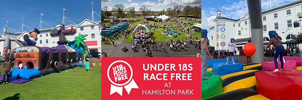 Under 18s Race Free on Opening Family Raceday 2023 at Hamilton Park